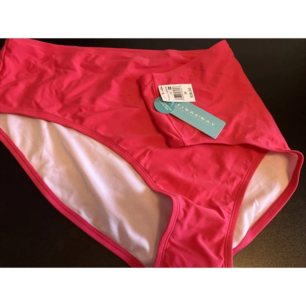 Tidal Bay Bikini Bottom Women 3X Pink NWT Hipster Swim C1061